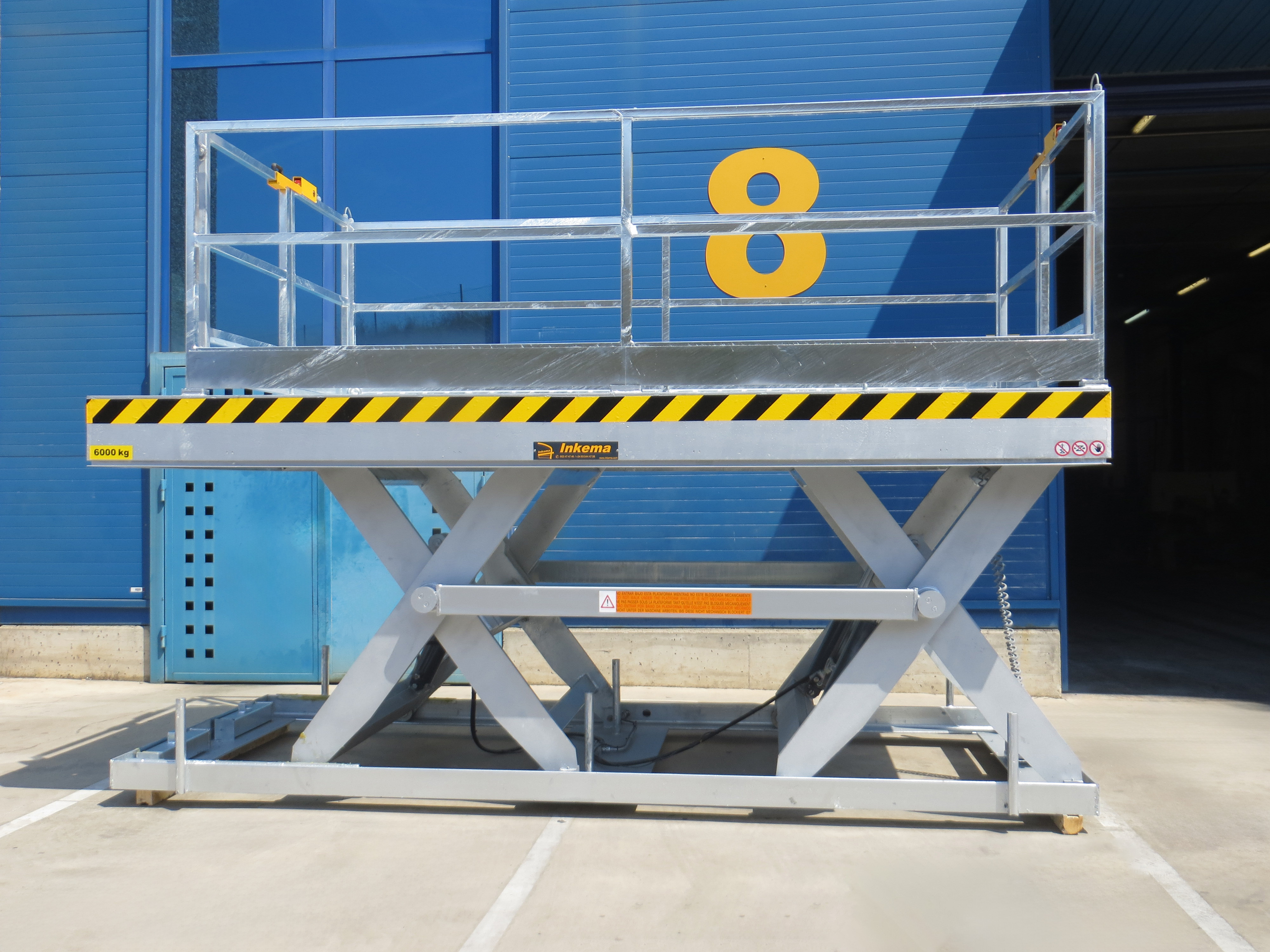 3. Mesa Doble Tijera Galvanizada Tandem